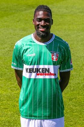 DORDRECHT, 12-08-2024, M-Scores Stadion, Dutch first division Football, season 2024 2025, Photocall FC Dordrecht, Yannis M Bemba of FC Dordrecht Photocall FC Dordrecht  x26026831x Copyright: