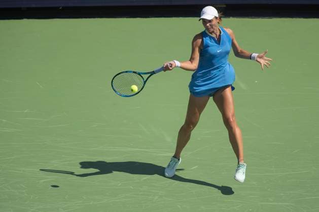 August 13, 2024, Mason, Oh, USA: 2024 Cincinnati Open Tennis, 2024 08 13 - Viktoria Tomova hits a ball against opponent Karolina Pliskova. ZUMAPress Mason USA - ZUMAn24_ 20240813_zaf_n24_020 Copyright: xWallyxNellx