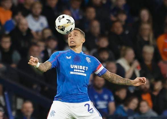 Rangers v FC Dynamo Kyiv UEFA Champions League James Tavernier of Rangers brings the ball under control during the UEFA Champions League Third Qualifying Round Second Leg match at Hampden Park, Glasgow UK Newspapers OUT Copyright: xFredxPalmerx FIL-20489-0138