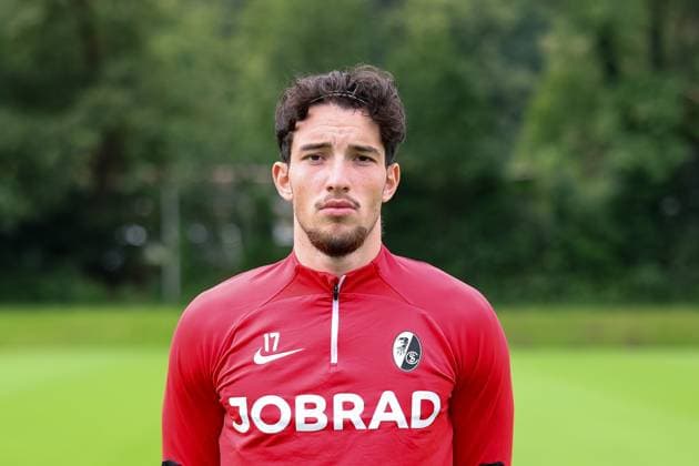 David Schopper , Fussball, Regionalliga Suedwest, SC Freiburg II, Mannschaftsvorstellung, 04.07.2024, Freiburger Fußballschule, Freiburg im Breisgau, Deutschland Freiburg im Breisgau Freiburger Fußballschule Baden-Wuerttemberg Deutschland Copyright: xGrantxHubbsx