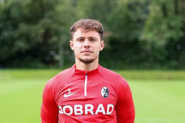 Fabian Rüdlin , Fussball, Regionalliga Suedwest, SC Freiburg II, Mannschaftsvorstellung, 04.07.2024, Freiburger Fußballschule, Freiburg im Breisgau, Deutschland Freiburg im Breisgau Freiburger Fußballschule Baden-Wuerttemberg Deutschland Copyright: xGrantxHubbsx