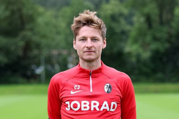 Marc Hornschuh , Fussball, Regionalliga Suedwest, SC Freiburg II, Mannschaftsvorstellung, 04.07.2024, Freiburger Fußballschule, Freiburg im Breisgau, Deutschland Freiburg im Breisgau Freiburger Fußballschule Baden-Wuerttemberg Deutschland Copyright: xGrantxHubbsx