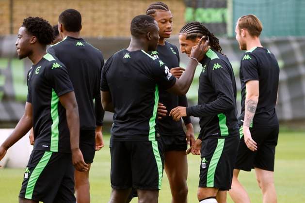 Cercle Brugge v Molde - UEFA Europa League - media activities BRUGGE, BELGIUM - AUGUST 14 : El Bahri Rayan midfielder of Cercle Brugge pictured during a training session prior the UEFA Europa League third qualifying round 2nd leg match between Cercle Brugge and Molde on August 14, 2024 in Brugge, Belgium, 14 08 2024 Brugge Belgium  Copyright: xJanxDexMeuleneirx