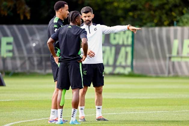 Cercle Brugge v Molde - UEFA Europa League - media activities BRUGGE, BELGIUM - AUGUST 14 : Muslic Miron head coach of Cercle Brugge pictured during a training session prior the UEFA Europa League third qualifying round 2nd leg match between Cercle Brugge and Molde on August 14, 2024 in Brugge, Belgium, 14 08 2024 Brugge Belgium  Copyright: xJanxDexMeuleneirx