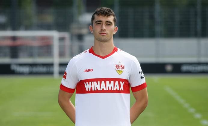 Stuttgart , Fototermin , Thomas Kastanaras ; VfB Stuttgart ; Bundesliga, 1.Liga, Porträttermin 2024 2025
