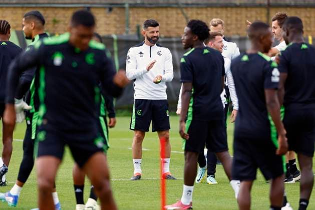 Cercle Brugge v Molde - UEFA Europa League - media activities BRUGGE, BELGIUM - AUGUST 14 : Muslic Miron head coach of Cercle Brugge pictured during a training session prior the UEFA Europa League third qualifying round 2nd leg match between Cercle Brugge and Molde on August 14, 2024 in Brugge, Belgium, 14 08 2024 Brugge Belgium  Copyright: xJanxDexMeuleneirx
