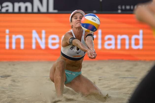 European Championships Beach-Volleyball, 14.08.2024, Arnhem Joana Maeder (SUI); European Championships Beach-Volleyball, Arnhem am 14.08.2024 Copyright: xBEAUTIFULxSPORTS PeterxWeberx