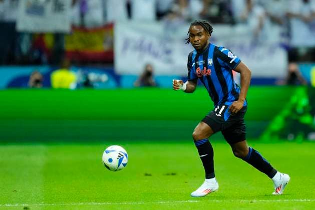 Real Madrid CF v Atalanta BC - UEFA Super Cup 2024 WARSAW, POLAND - AUGUST 14: Ademola Lookman second striker of Atalanta and Nigeria during the UEFA Super Cup 2024 match between Real Madrid and Atalanta BC at National Stadium on August 14, 2024 in Warsaw, Poland. Warsaw Poland  Copyright: xJosexBretonx originalFilename:bretonhernandez-realmadr240814_np75Z.jpg