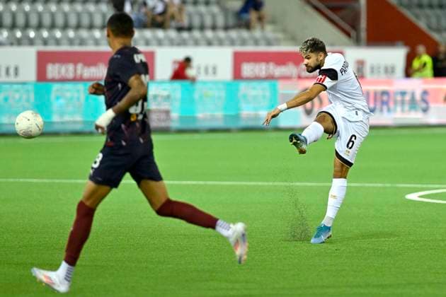 Antonios Papadopoulos, FCL, FC Lugano - FK Partizan Belgrad, Qualifikation Europa League, Fussball, 15.08.2024