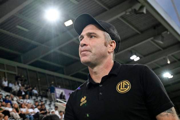 Trainer Mattia Croci Torti, FCL, FC Lugano - FK Partizan Belgrad, Qualifikation Europa League, Fussball, 15.08.2024