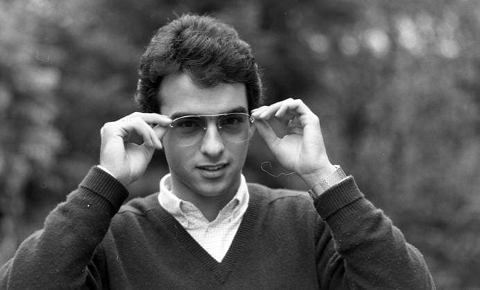 24.10.80 VfB Stuttgart Hansi Müller Brille Deutschland, Stuttgart, 24.10.1980, Fussball, Bundesliga, VfB Stuttgart: Hansi Müller Privat Portrait Brille. *** 24 10 80 VfB Stuttgart Hansi Müller Glasses Germany, Stuttgart, 24 10 1980, Soccer, Bundesliga, VfB Stuttgart Hansi Müller Private Portrait Glasses
