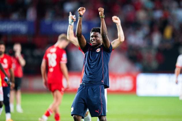 13.08.2024 - Fußball, 2024 2025, Champions League Qualifikation, 3. Runde, FC Twente Enschede - RB Salzburg: Karim Konate (Salzburg)
