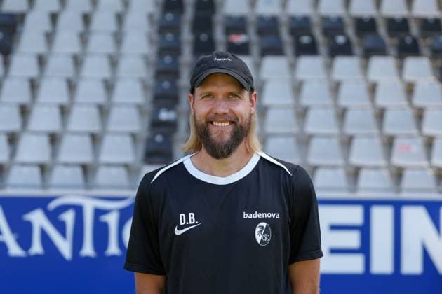 Dominik Bergdorf (SC Freiburg, Torwart-Trainer) Media Day in der Saison 2024 2025 bei den SC Freiburg Frauen Copyright: xArnexAmbergx