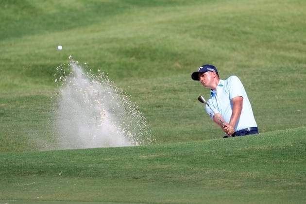 MEMPHIS, TN - AUGUST 16: Christiaan Bezuidenhout (ZAF) during the second round of the 2024 FedEx St. Jude Championship on August 16, 2024 at TPC Southwind in Memphis, Tennessee. (Photo by Michael Wade Icon Sportswire) GOLF: AUG 16 PGA, Golf Herren FedExCup Playoffs - FedEx St. Jude Championship EDITORIAL USE ONLY Icon08162436