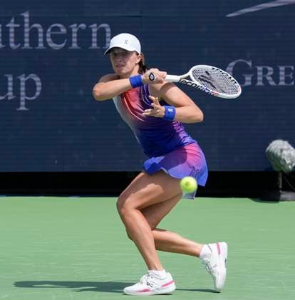 August 16, 2024: Iga Swiatek (POL) defeated Marta Kostyuk (UKR ) 6-2, 6-2, at the Cincinnati Open being played at Lindner Family Tennis Center in Mason, Ohio. Tennisclix CSM Mason USA - ZUMAc04_ 20240816_zma_c04_023 Copyright: xLesliexBillmanx