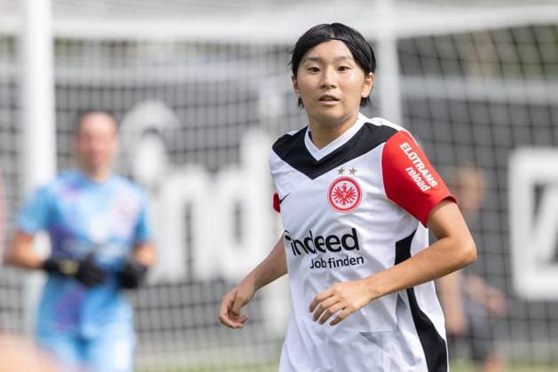 Eintracht Frankfurt - 1. FC Nürnberg, Testspiel Remina Chiba (Eintracht Frankfurt, 15). Testspiel zwischen Eintracht Frankfurt Frauen und dem 1. FC Nürnberg am 17. August 2024 in Frankfurt., Frankfurt am Main Hessen Deutschland Deutsche Bank Park