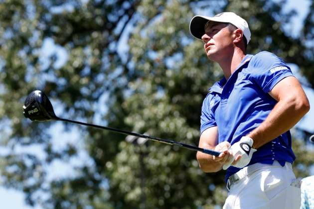 MEMPHIS, TN - AUGUST 17: Viktor Hovland during the third round of the FedEx St. Jude Championship, August 17, 2024 at TPC Southwind in Memphis, Tennessee. (Photo by Matthew Maxey Icon Sportswire) GOLF: AUG 17 PGA, Golf Herren FedExCup Playoffs - FedEx St. Jude Championship EDITORIAL USE ONLY Icon240817020