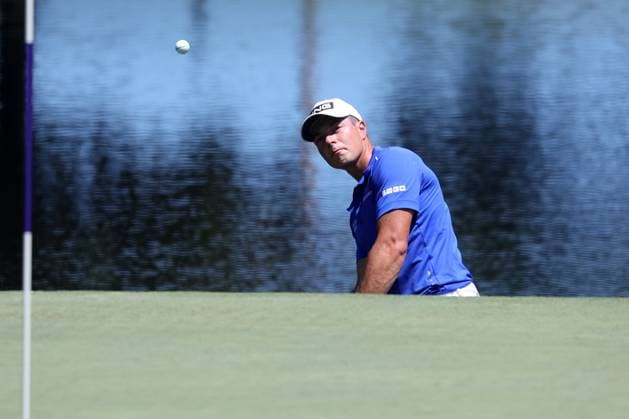 MEMPHIS, TN - AUGUST 17: Viktor Hovland (NOR) during the third round of the 2024 FedEx St. Jude Championship on August 17, 2024 at TPC Southwind in Memphis, Tennessee. (Photo by Michael Wade Icon Sportswire) GOLF: AUG 17 PGA, Golf Herren FedExCup Playoffs - FedEx St. Jude Championship EDITORIAL USE ONLY Icon08172441