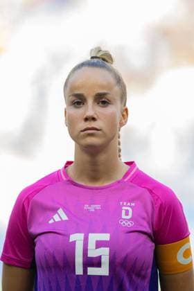 Olympic Games, Olympische Spiele, Olympia, OS Paris 2024 - Football Women - United States v Germany Giulia Gwinn (15 Germany) are seen at the Olympic Games Paris 2024 Women semi-final football match between United States and Germany at Stade de Lyon in Lyon, France. Ane Frosaker SPP Copyright: xAnexFrosakerx xSPPx daniela_porcelli_sports_press_photo_183125