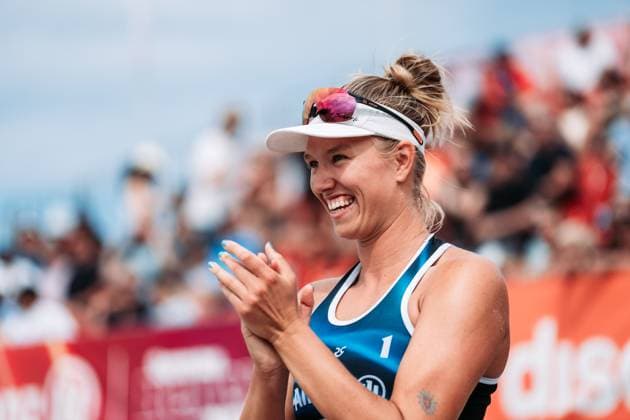 Beachvolleyball Frauen Allianz German Beach Tour 2024 Tourstop Kühlungsborn 2 17.08.2024 Chenoa Christ Portrait Kühlungsborn Strand an der Seebrücke Mecklenburg-Vorpommern Deutschland