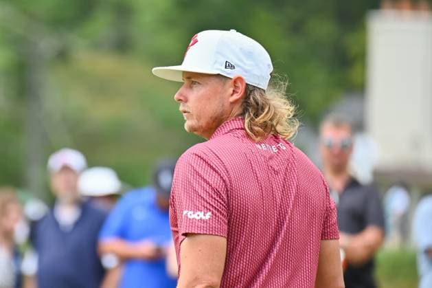 WHITE SULPHUR SPRINGS, WV - AUGUST 18: Ripper GC s Captain Cam Smith during the final round of LIV Golf Greenbrier tournament at The Greenbrier Resort on August 18, 2024, in White Sulphur Springs, WV.(Photo by Brian Bishop Icon Sportswire) GOLF: AUG 18 LIV Golf League Greenbrier EDITORIAL USE ONLY Icon240818014
