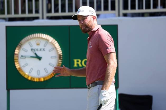 MEMPHIS, TN - AUGUST 18: Chris Kirk (USA) during the final round of the 2024 FedEx St. Jude Championship on August 18, 2024 at TPC Southwind in Memphis, Tennessee. (Photo by Michael Wade Icon Sportswire) GOLF: AUG 18 PGA, Golf Herren FedExCup Playoffs - FedEx St. Jude Championship EDITORIAL USE ONLY Icon08182416