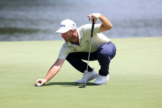MEMPHIS, TN - AUGUST 18: Denny McCarthy (USA) during the final round of the 2024 FedEx St. Jude Championship on August 18, 2024 at TPC Southwind in Memphis, Tennessee. (Photo by Michael Wade Icon Sportswire) GOLF: AUG 18 PGA, Golf Herren FedExCup Playoffs - FedEx St. Jude Championship EDITORIAL USE ONLY Icon08182430