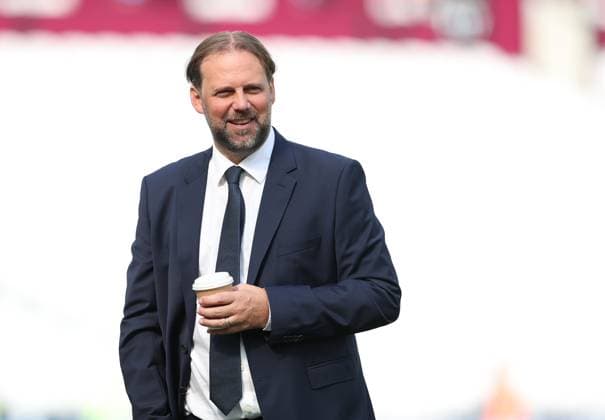 London, England, 17th August 2024. West Ham United Technical Director Tim Steidten during the Premier League match at the London Stadium, London. Picture credit should read: Paul Terry Sportimage EDITORIAL USE ONLY. No use with unauthorised audio, video, data, fixture lists, club league logos or live services. Online in-match use limited to 120 images, no video emulation. No use in betting, games or single club league player publications. SPI-3260-0219