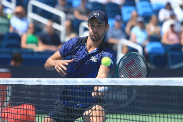 August 19, 2024, Mason, Oh, USA: 2024 Cincinnati Open Tennis, 2024 08 19 - Marcelo Arevalo (right) and Mate Pavic beat Mackenzie Mcdonald and Alex Michelsen in the men s doubles. ZUMAPress Mason USA - ZUMAn24_ 20240819_zaf_n24_008 Copyright: xWallyxNellx