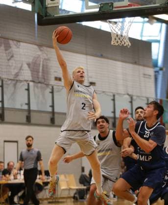 Sport Themen der Woche KW34 Sport Bilder des Tages Ludwigsburg , Basketball Testspiel MHP Riesen Ludwigsburg vs. MLP Academics Heidelberg , Jacob Patrick ( Riesen ) *** Ludwigsburg , Basketball Test Match MHP Riesen Ludwigsburg vs MLP Academics Heidelberg , Jacob Patrick Riesen