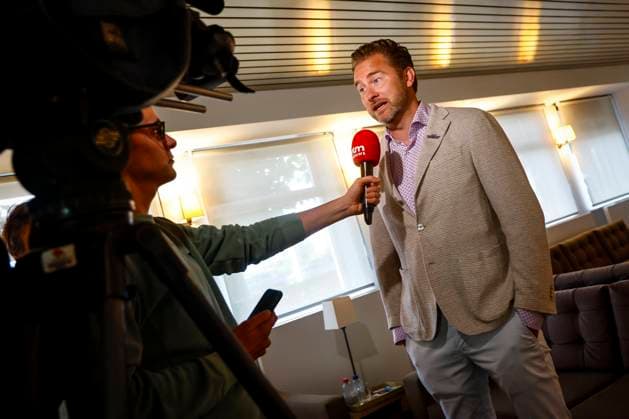 Dinamo Minsk v RSC Anderlecht - UEFA Europa League - media activities MEZOKOVESD, HUNGARY - AUGUST 21 : Fredberg Jesper CEO Sports of RSC Anderlecht prior to the UEFA Europa League Play-offs1st leg match between Dinamo Minsk and RSC Anderlecht on August 21, 2024 in Mezokovesd, Hungary, 21 08 2024 Mezokovesd Hungary  Copyright: xJanxDexMeuleneirx