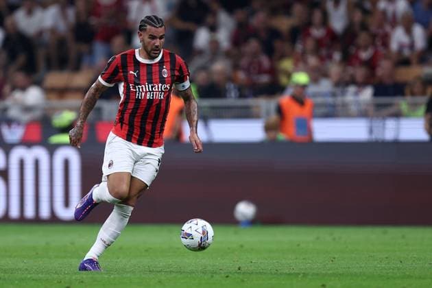 Ac Milan - Torino Fc Theo Hernandez of Ac Milan in action during the Serie A match beetween Ac Milan and Torino Fc at Stadio Giuseppe Meazza on August 17, 2024 in Milano, Italy . Milano Stadio Giuseppe Meazza Italy Copyright: xMarcoxCanonierox