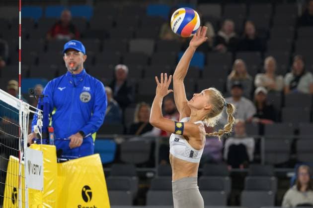 Beach Pro Tour - Elite 16 Hamburg, 21.08.2024 Paula Schürholz (GER); Beach Pro Tour - Elite 16, Hamburg, Stadion Am Rothenbaum am 21.08.2024 Copyright: xBEAUTIFULxSPORTS PeterxWeberx
