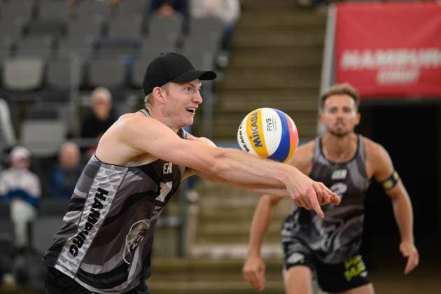 Beach Pro Tour - Elite 16 Hamburg, 21.08.2024 Philipp Konstantin Huster; Beach Pro Tour - Elite 16, Hamburg, Stadion Am Rothenbaum am 21.08.2024 Copyright: xBEAUTIFULxSPORTS PeterxWeberx
