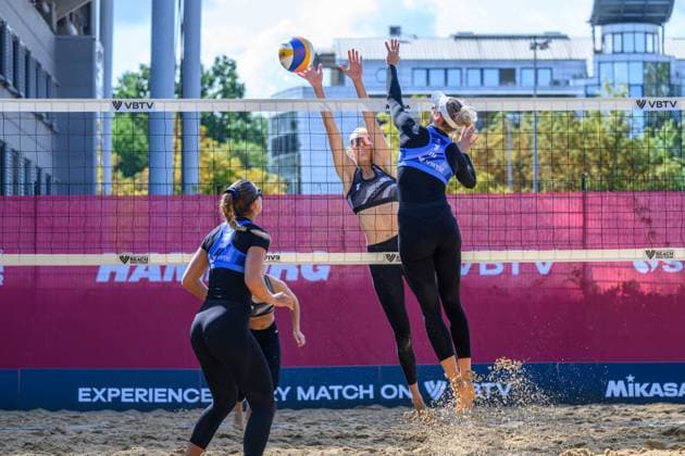 Beach Pro Tour - Elite 16 Hamburg, 21.08.2024 Linda Bock (GER); Beach Pro Tour - Elite 16, Hamburg, Stadion Am Rothenbaum am 21.08.2024 Copyright: xBEAUTIFULxSPORTS PeterxWeberx