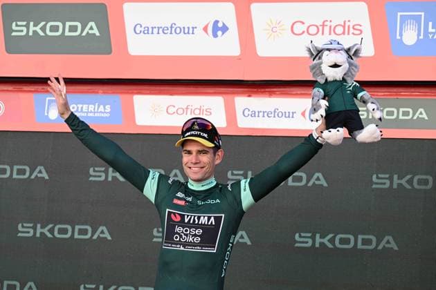 21-08-2024 Vuelta A Espana; Tappa 05 Fuente Del Maestre - Sevilla; 2024, Visma - Lease A Bike; Van Aert, Wout; Siviglia; 