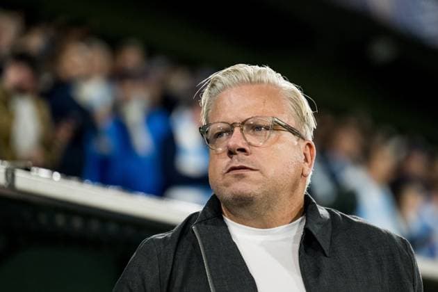 240821 Head coach Lars Friis of Sparta Prag ahead of the UEFA Champions League football match between Malmö FF and Sparta Prag on August 21, 2024 in Malmö. Photo: Christoffer Borg Mattisson BILDBYRAN COP 261 CO0456 fotboll football soccer fotball champions league malmö ff sparta prag bbeng play-off Copyright: CHRISTOFFERxBORGxMATTISSON BB240821CB016