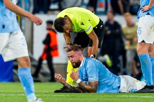 240821 Pontus Jansson of Malmö FF during the UEFA Champions League football match between Malmö FF and Sparta Prag on August 21, 2024 in Malmö. Photo: Christian Örnberg BILDBYRAN COP 166 CO0456 fotboll football soccer fotball champions league malmö ff sparta prag bbeng play-off bbauto Copyright: CHRISTIANxÖRNBERG BB240821CO057