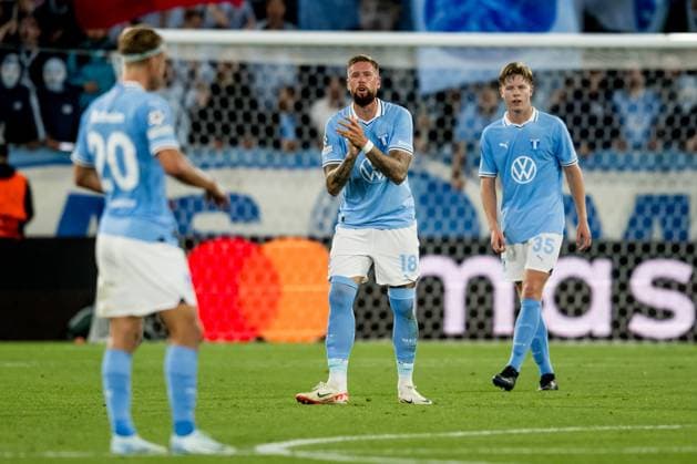 240821 Pontus Jansson of Malmö FF during the UEFA Champions League football match between Malmö FF and Sparta Prag on August 21, 2024 in Malmö. Photo: Christoffer Borg Mattisson BILDBYRAN COP 261 CO0456 fotboll football soccer fotball champions league malmö ff sparta prag bbeng play-off Copyright: CHRISTOFFERxBORGxMATTISSON BB240821CB044