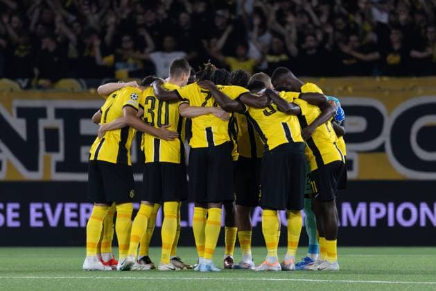Bern, Switzerland, August 21st 2024: Team photo of BSC Young Boys before the UEFA Champions League football match between BSC Young Boys and Galatasaray at Stadion Wankdorf in Bern, Switzerland. Philipp Kresnik (Philipp Kresnik SPP) Copyright: xPhilippxKresnikx xSPPx spp-en-PhKrSp-_KRE0973