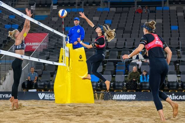 Beach Pro Tour - Elite 16 Hamburg, 22.08.2024 ; Beach Pro Tour - Elite 16, Hamburg, Stadion Am Rothenbaum am 22.08.2024 Copyright: xBEAUTIFULxSPORTS PeterxWeberx
