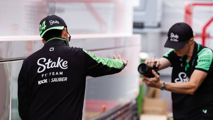 Zhou Guanyu of China and Stake F1 Team Kick Sauber during an fotoshoot during previews ahead of the F1 Grand Prix of Netherlands at Circuit Park Zandvoort on August 22, 2024 in Zandvoort, Netherlands. Defodi-704_MTB20240822F1ZandvoortDag1352338