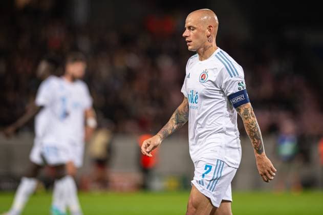 FC Midtjylland v Slovan Bratislava, UEFA Champions League qualification, Herning, Denmark Herning, Denmark. 21st, August 2024. Vladimir Weiss (7) of Slovan Bratislava seen during the UEFA Champions League qualification match between FC Midtjylland and Slovan Bratislava at MCH Arena in Herning. Herning Denmark  Copyright: xGonzalesxPhoto MortenxKjaerx