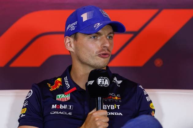 Max Verstappen of the Netherlands and Oracle Red Bull Racing during an press conference, PK, Pressekonferenz during previews ahead of the F1 Grand Prix of Netherlands at Circuit Park Zandvoort on August 22, 2024 in Zandvoort, Netherlands. Defodi-704_MTB20240822F1ZandvoortDag1352415
