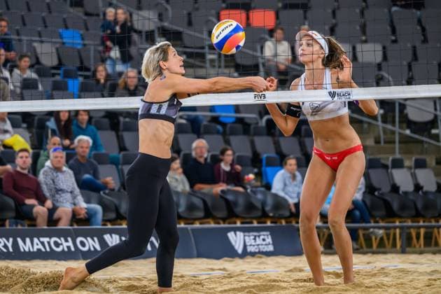 Beach Pro Tour - Elite 16 Hamburg, 22.08.2024 Laura Ludwig (GER); Beach Pro Tour - Elite 16, Hamburg, Stadion Am Rothenbaum am 22.08.2024 Copyright: xBEAUTIFULxSPORTS PeterxWeberx