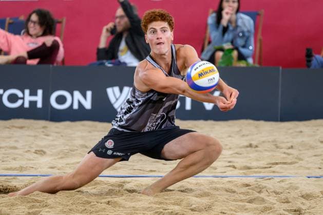 Beach Pro Tour - Elite 16 Hamburg, 22.08.2024 Maximilian (Max) Just; Beach Pro Tour - Elite 16, Hamburg, Stadion Am Rothenbaum am 22.08.2024 Copyright: xBEAUTIFULxSPORTS PeterxWeberx