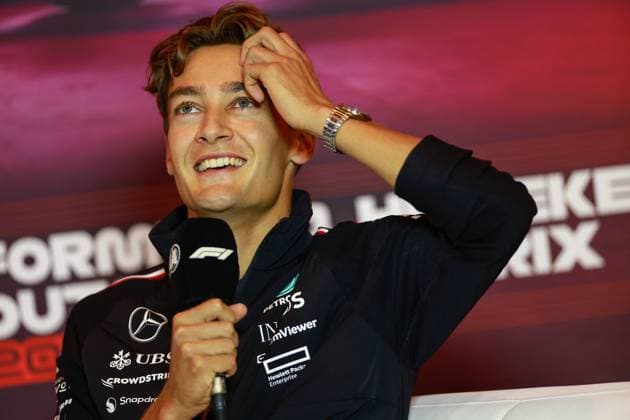 63 George Russell (GBR, Mercedes-AMG Petronas F1 Team), F1 Grand Prix of the Netherlands at Circuit Zandvoort on August 22, 2024 in Zandvoort, Netherlands. (Photo by HOCH ZWEI) Zandvoort Netherlands