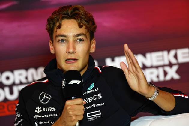 63 George Russell (GBR, Mercedes-AMG Petronas F1 Team), F1 Grand Prix of the Netherlands at Circuit Zandvoort on August 22, 2024 in Zandvoort, Netherlands. (Photo by HOCH ZWEI) Zandvoort Netherlands