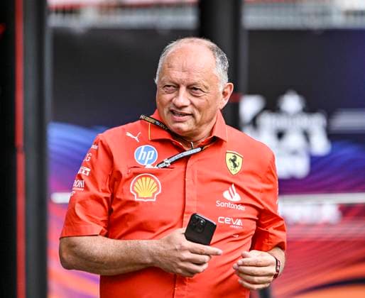 22nd August 2024; Circuit Zandvoort, Zandvoort, Holland, North Holland, Netherlands; Formula 1 Heineken Dutch Grand Prix 2024; Arrivals and Inspection Day; Team Principle of Scuderia Ferrari Frederic Vasseur  ActionPlus12683891 GodfreyxPitt