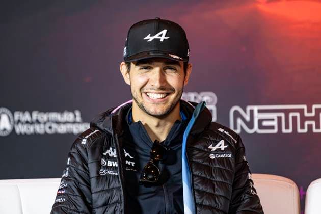 22nd August 2024; Circuit Zandvoort, Zandvoort, Holland, North Holland, Netherlands; Formula 1 Heineken Dutch Grand Prix 2024; Arrivals and Inspection Day; Esteban Ocon (FRA) of the BWT-Alpine F1 Team answers questions from the media  ActionPlus12683917 GodfreyxPitt